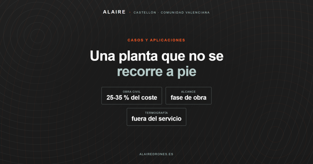 control de obra de planta fotovoltaica con dron - Al Aire Drones