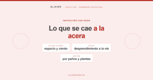 inspección de fachadas con dron - Al Aire Drones