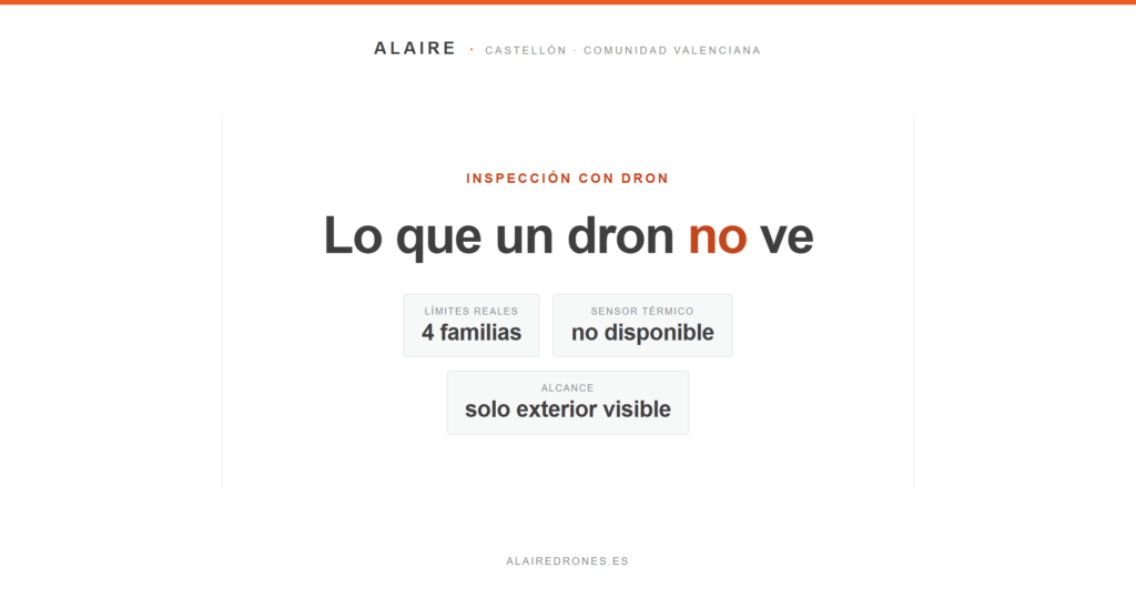 límites de la inspección con dron - Al Aire Drones